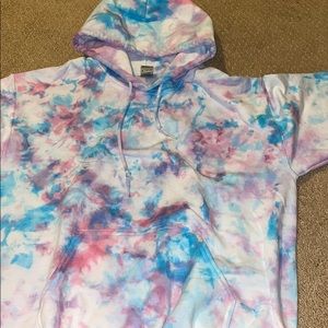 Tie Dye Blue Pink Purple Sweatshirt